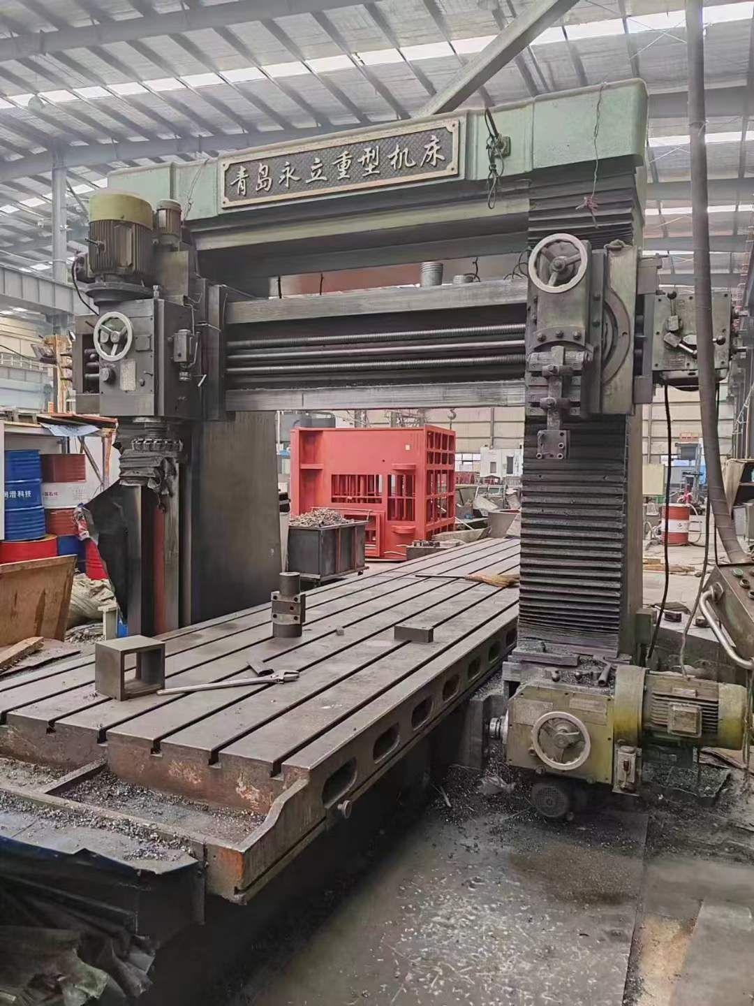 处理二手永立达BXM2020G-4龙门铣床铣削宽度2米