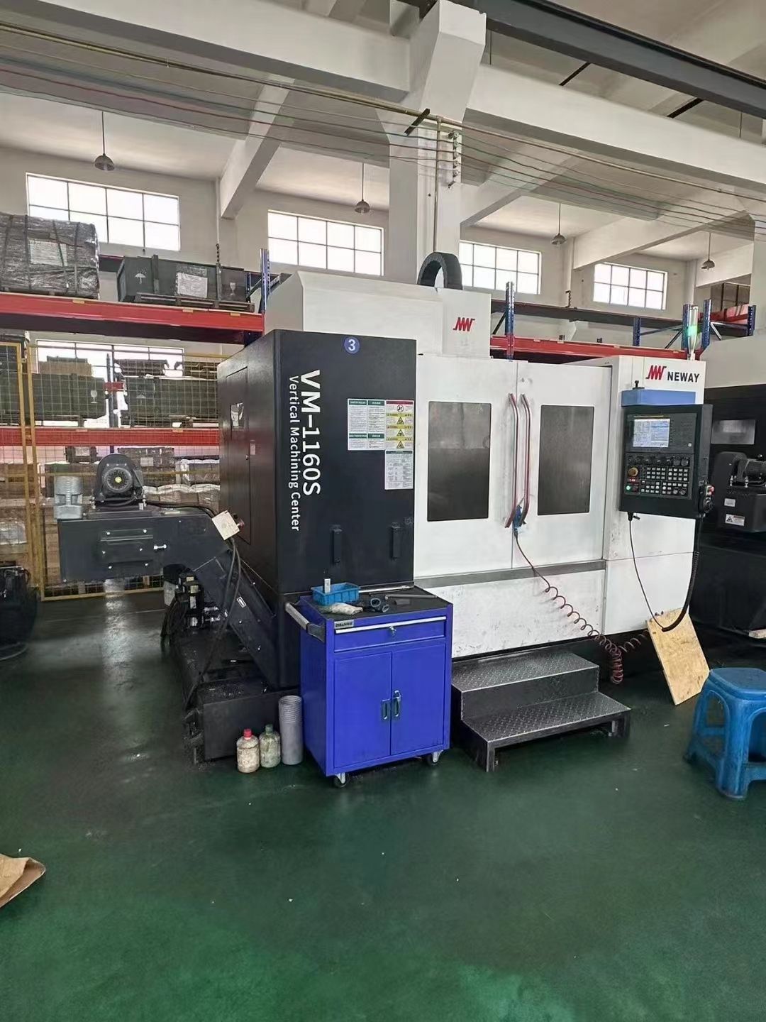 转让二手纽威VM-1160S立式加工中心三轴滚柱线轨