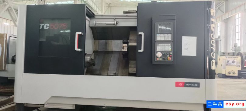 处理二手沈阳ETC5075NH数控斜身车二手斜轨车