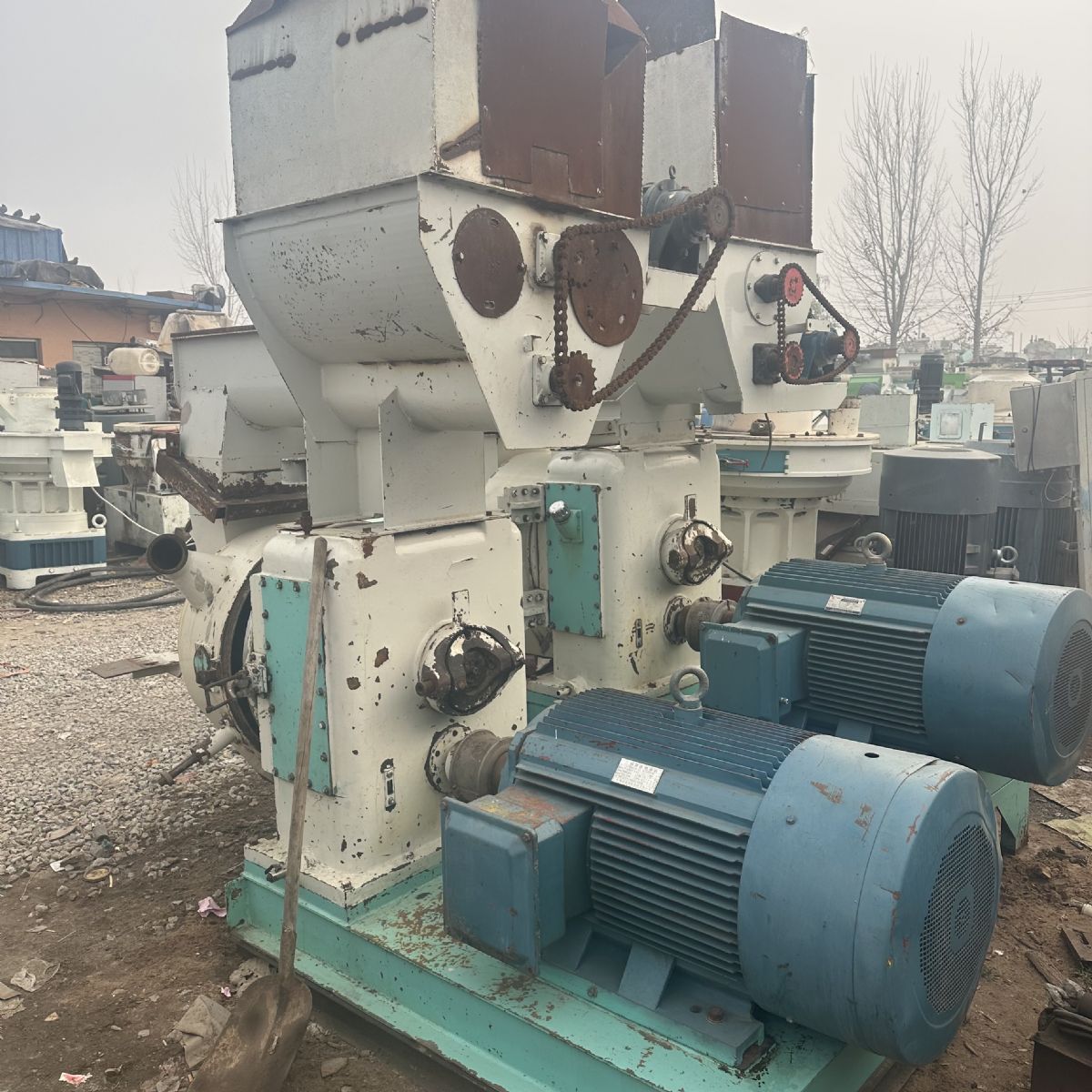 处理560环模颗粒机 二手420卧式环模颗粒机闲置处理