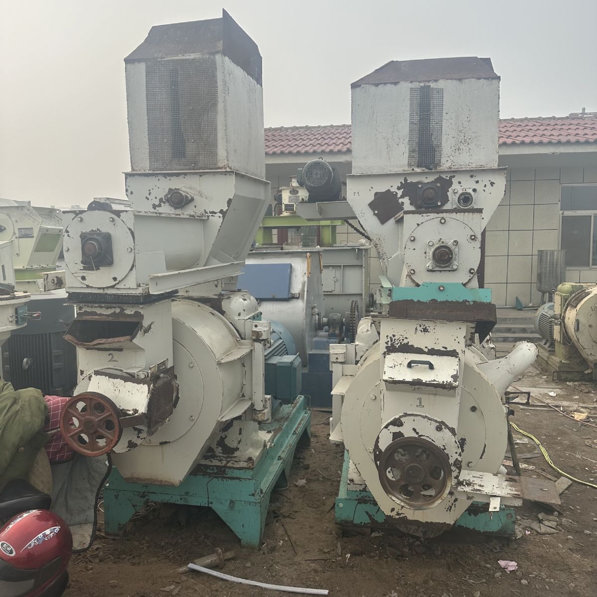 处理560环模颗粒机 二手420卧式环模颗粒机闲置处理