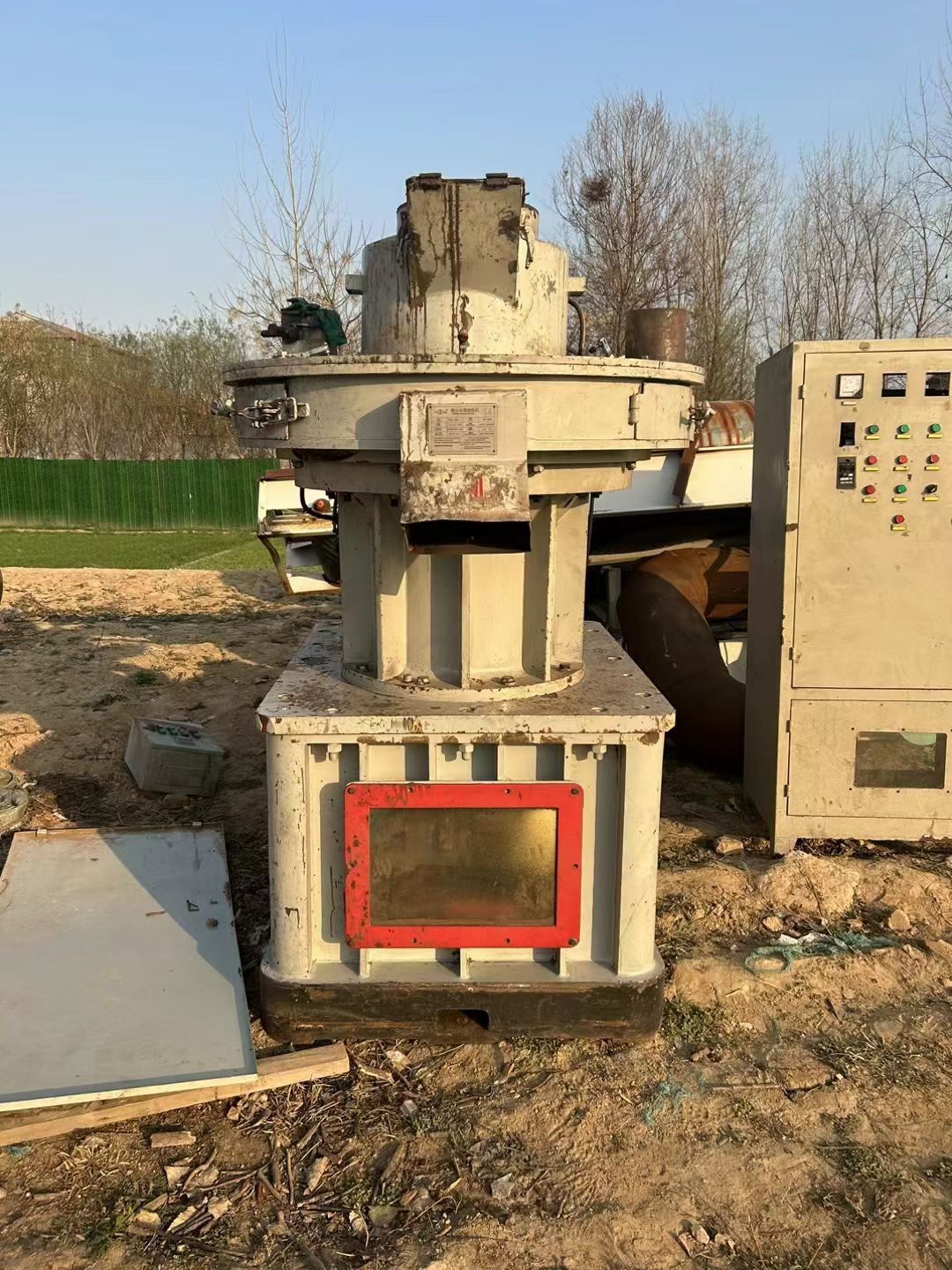 处理560环模颗粒机 二手420卧式环模颗粒机闲置处理