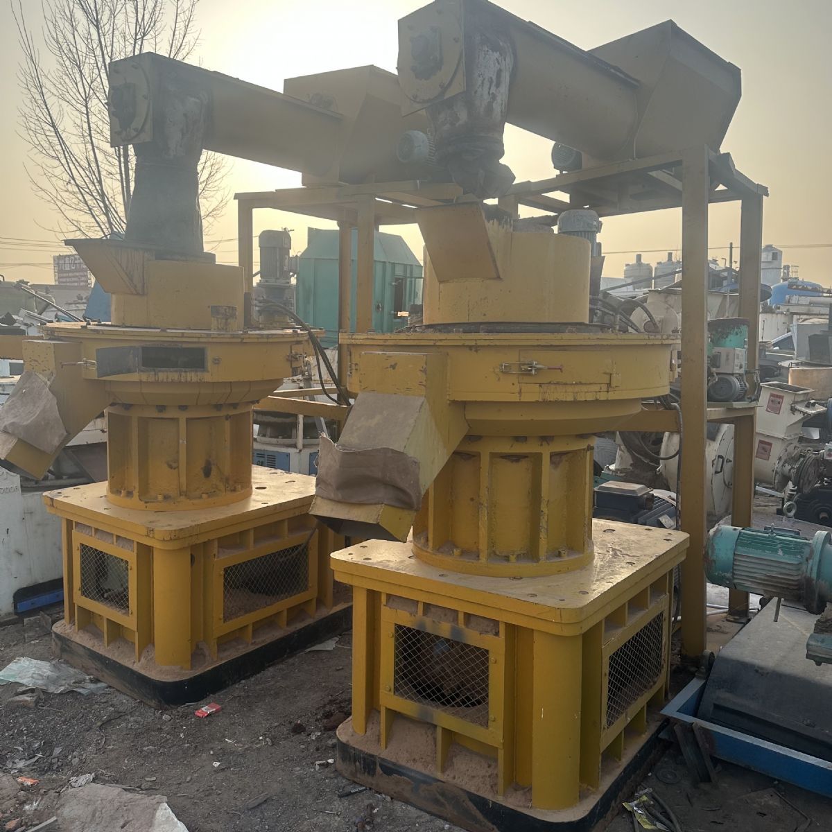 处理560环模颗粒机 二手420卧式环模颗粒机闲置处理