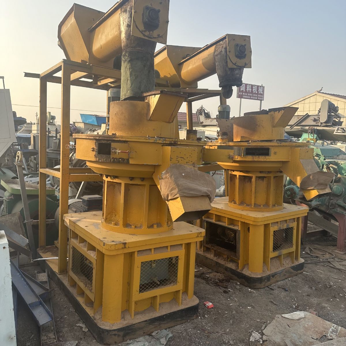 处理560环模颗粒机 二手420卧式环模颗粒机闲置处理