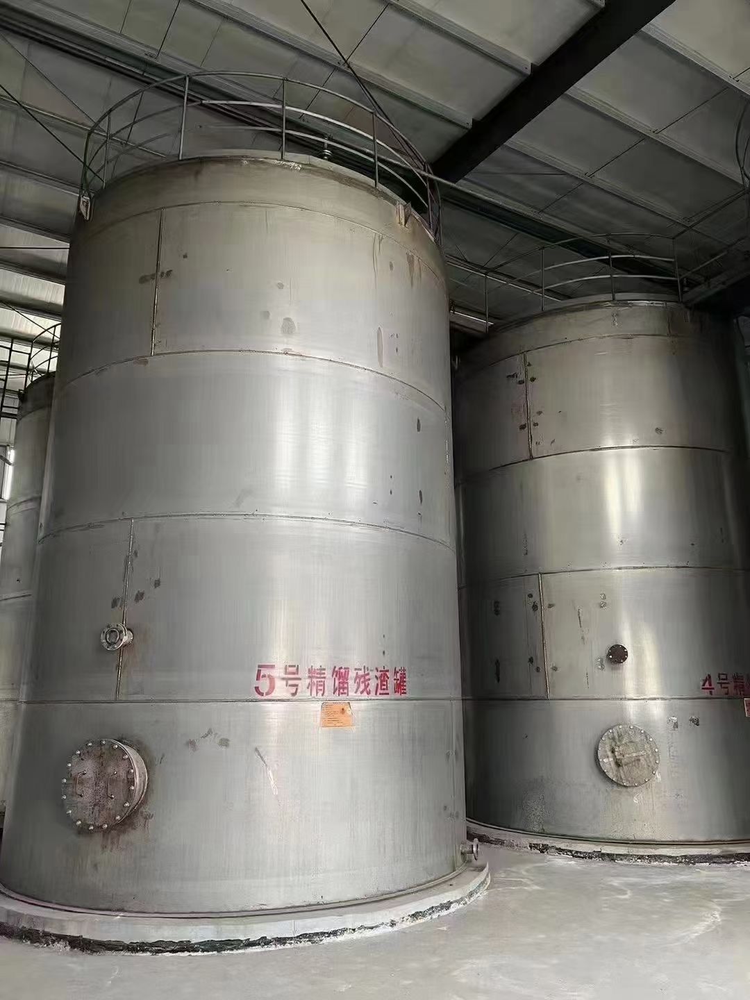 江西南昌出售二手不锈钢储罐 不锈钢压力储罐 型号齐全