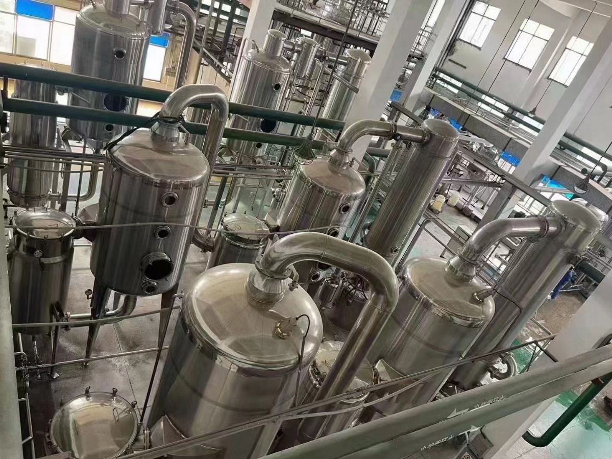 河南郑州出售多台浓缩蒸发器 三效二吨蒸发器