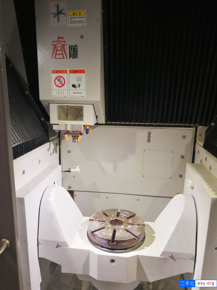 九五成新北京精雕机五轴机出售JD50系统