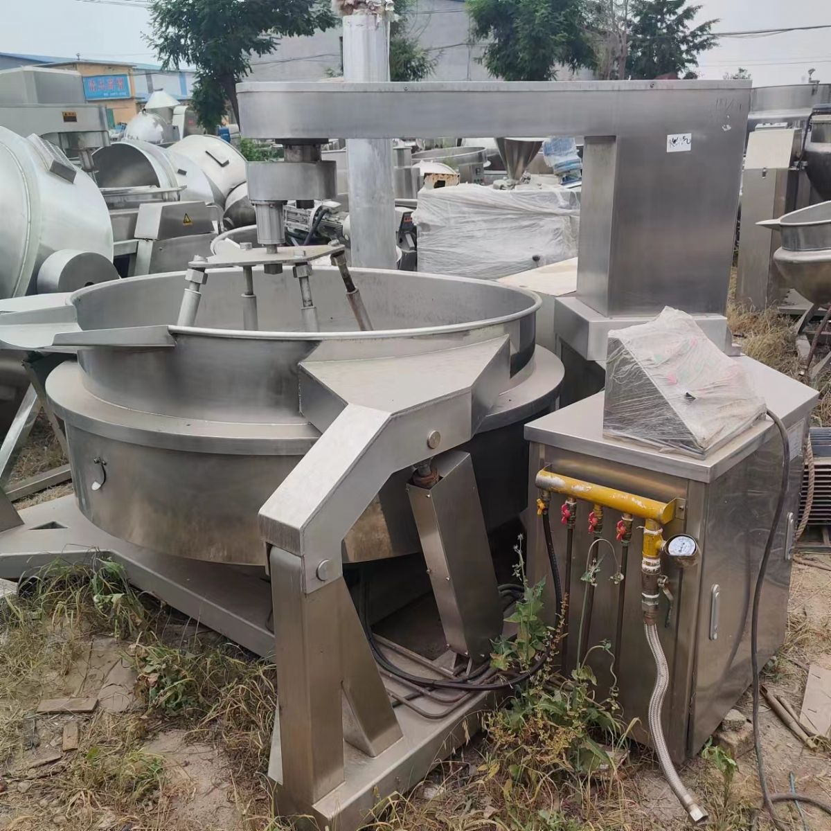 二手全自动行星炒锅 二手夹层锅