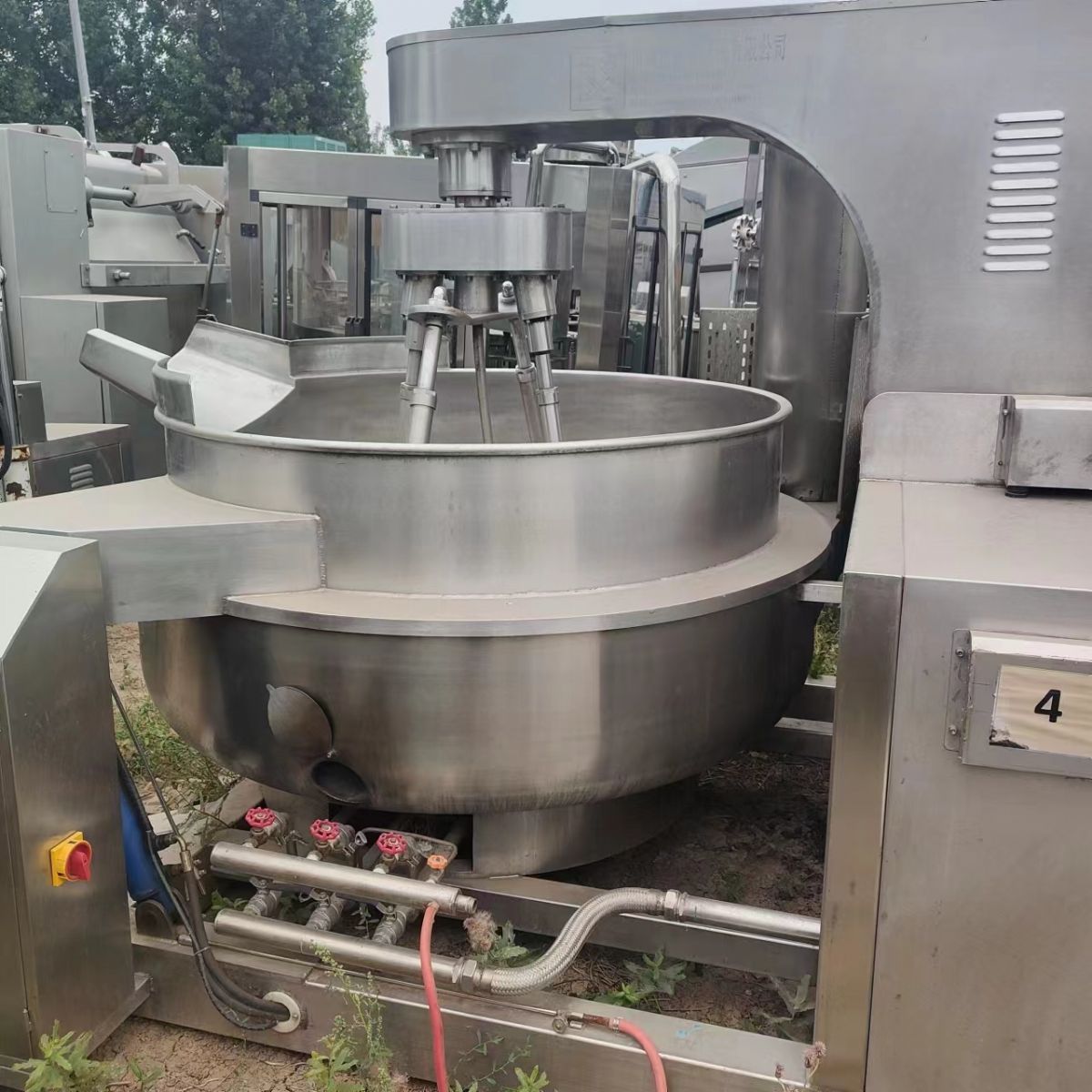 二手全自动行星炒锅 二手夹层锅